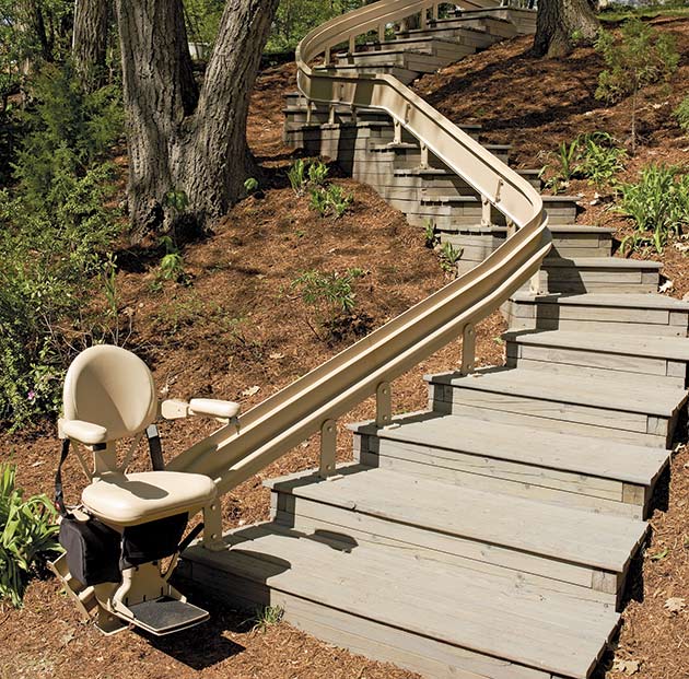 Outdoor stair lifts - stair lifts