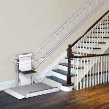 Inclined Wheelchair Platform Lift For Single Stair Set