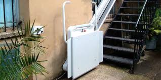 Wheelchair Lift Folded Up